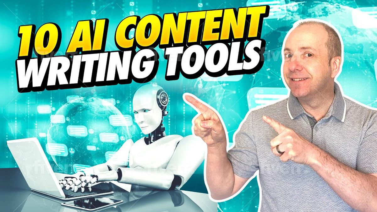 'Video thumbnail for 10 AI Content Writing Tools'