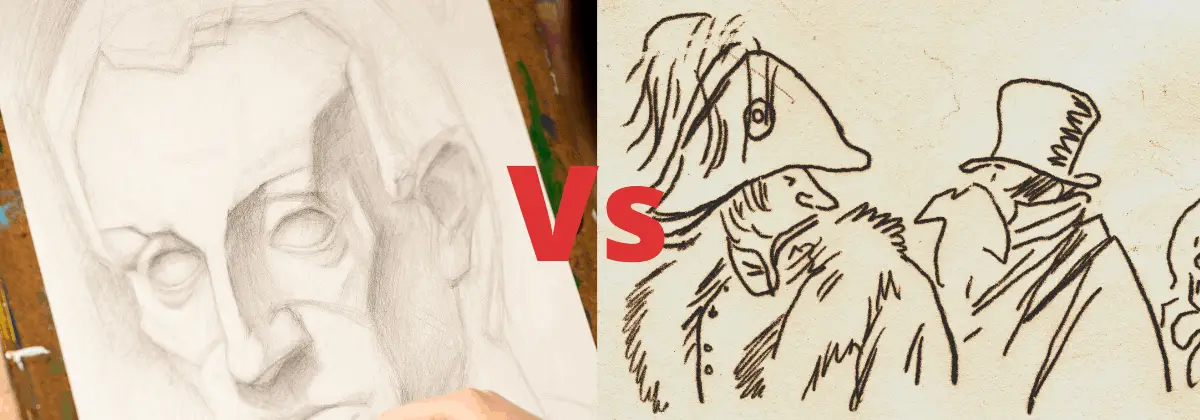 What is the Difference Between Drawing and Sketching?