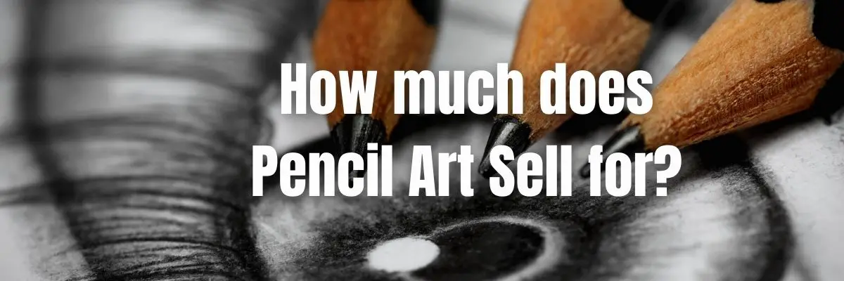 Image of pencil drawing of an eye and three pencils kept on it.