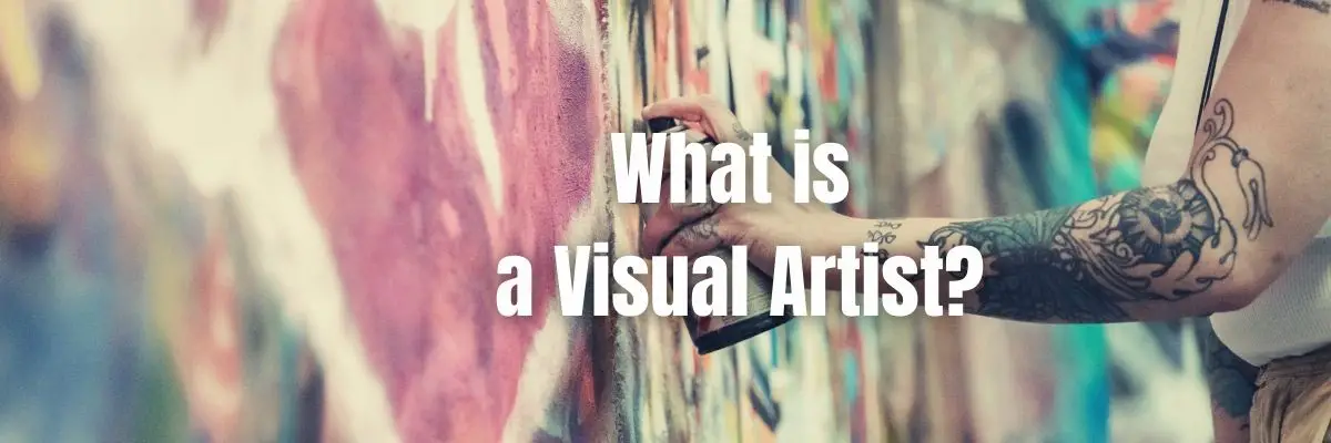 a visual artist doing a grafitti work on the wall